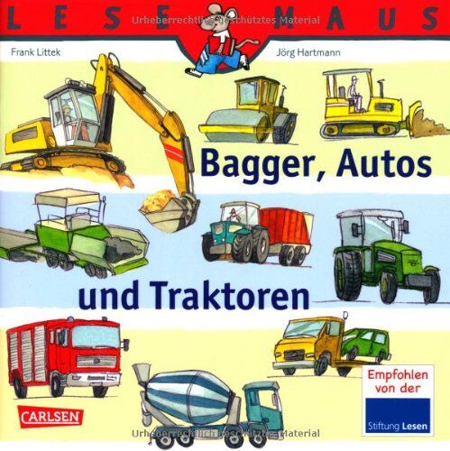 Frank Littek - LESEMAUS, Band 151: Bagger, Autos und Traktoren - Preis vom 15.10.2026 23:06:25 h