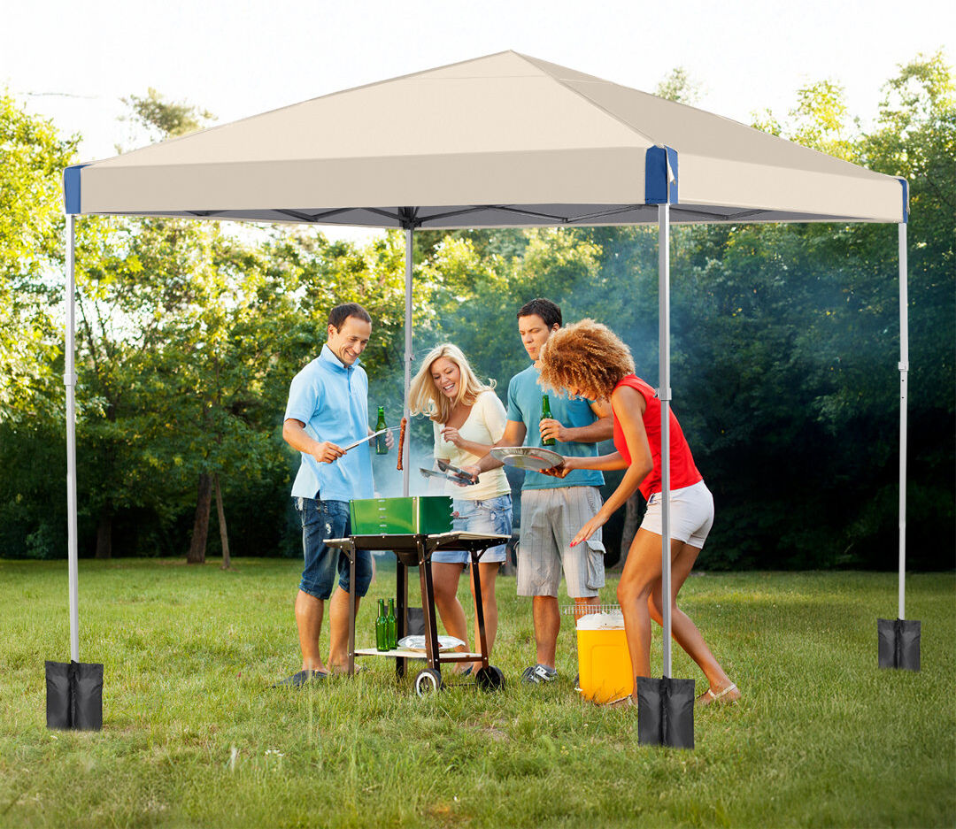 COWVIE 3x3 M Outdoor Pop Up Canopy Tent Beige