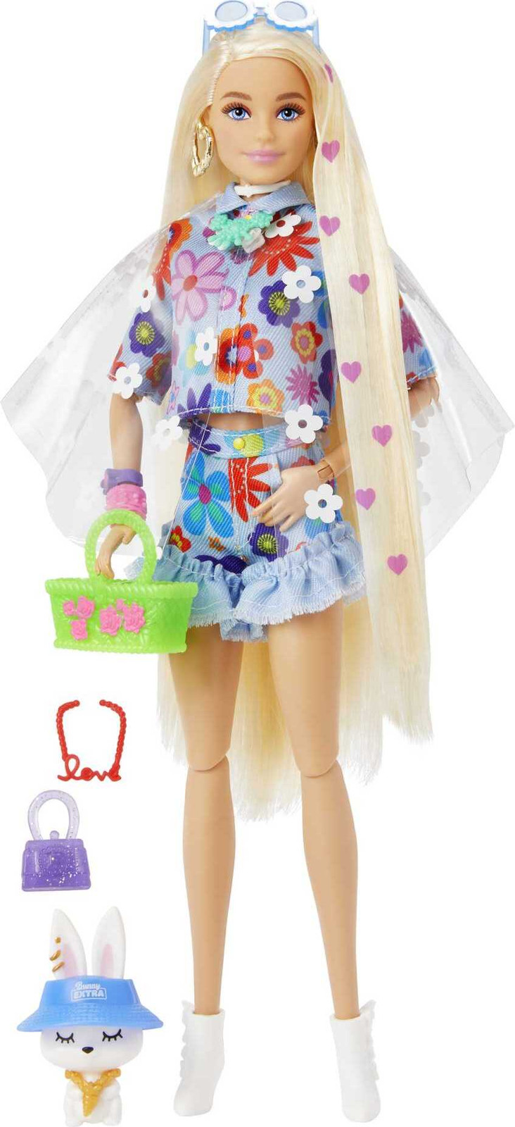 Mattel Barbie Extra Flower Power aankleedpop