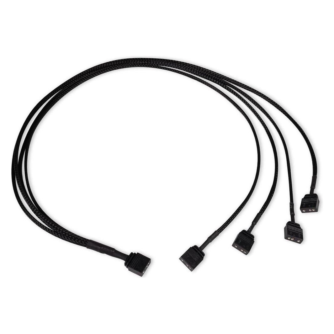 Alphacool KAB Y-Splitter aRGB 3-Pin auf 4x 3-Pin 60cm (RGB) (18712)