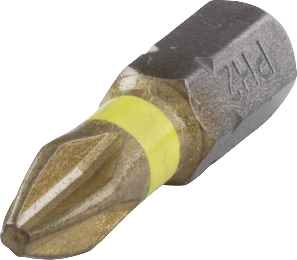 wolfcraft Torsion TiN-Bits, Phillips-Antrieb (PH2), 2-er Pack