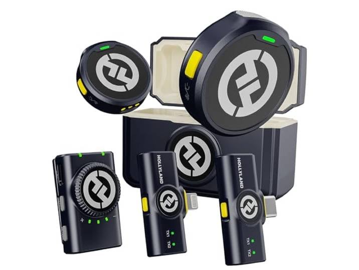 HOLLYLAND Lark M2 Combo Microphone Lavalier Compact Provenance France. Emballage securisé. Livré avec Facture dont TVA.