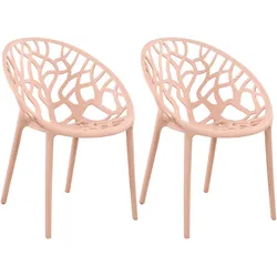 CLP 2er Set Stuhl Hope   Farbe: rosa