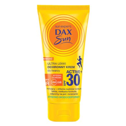DAX Sun Ultra Light Protective Face Cream Spf30 Highly Waterproof Active+ 50Ml (SPF 30, 50 ml) (43476890)
