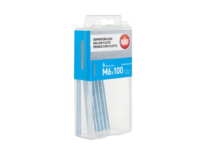 Ayce Gewindebolzen M6 × 100 mm