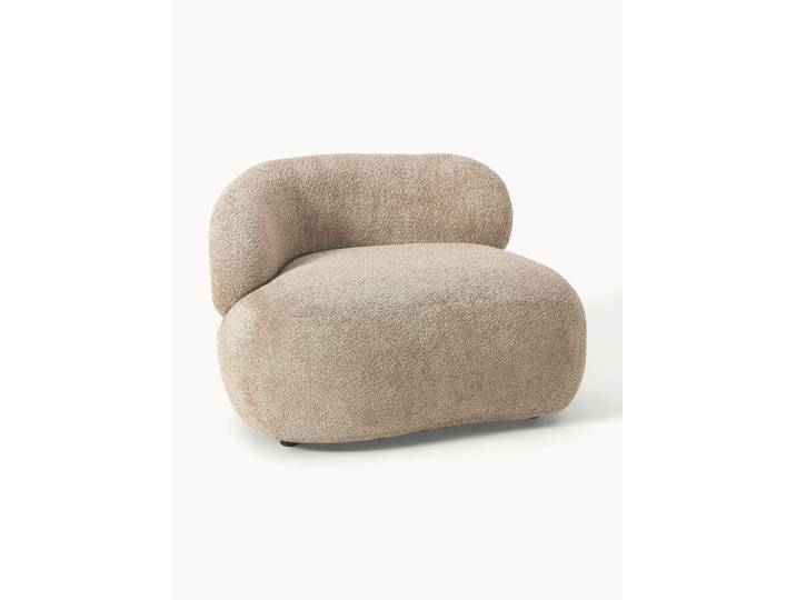 Loungesessel Alba aus Teddy-Bouclé