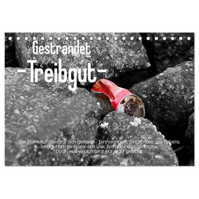 Gestrandet -Treibgut- (Tischkalender 2026 DIN A5 quer), CALVENDO Monatskalender