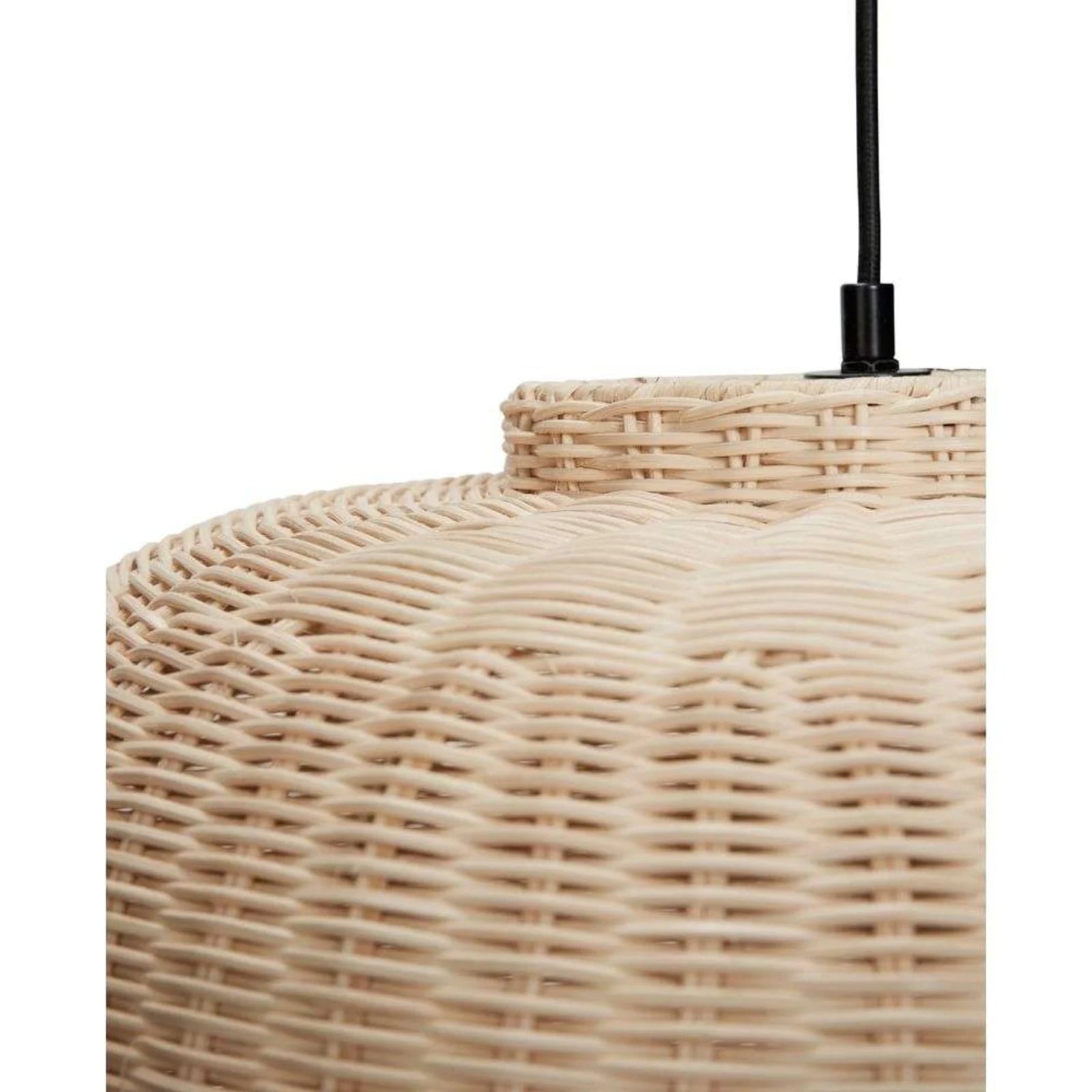 Hübsch Chand Hanglamp Ellipse Nature - Ovaal ontwerp voor woonkamer, slaapkamer of eetkamer