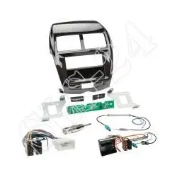 Citroen C4 Aircross Peugeot 4008 1-DIN Einbaurahmen Radioblende+Adapterkabel ...