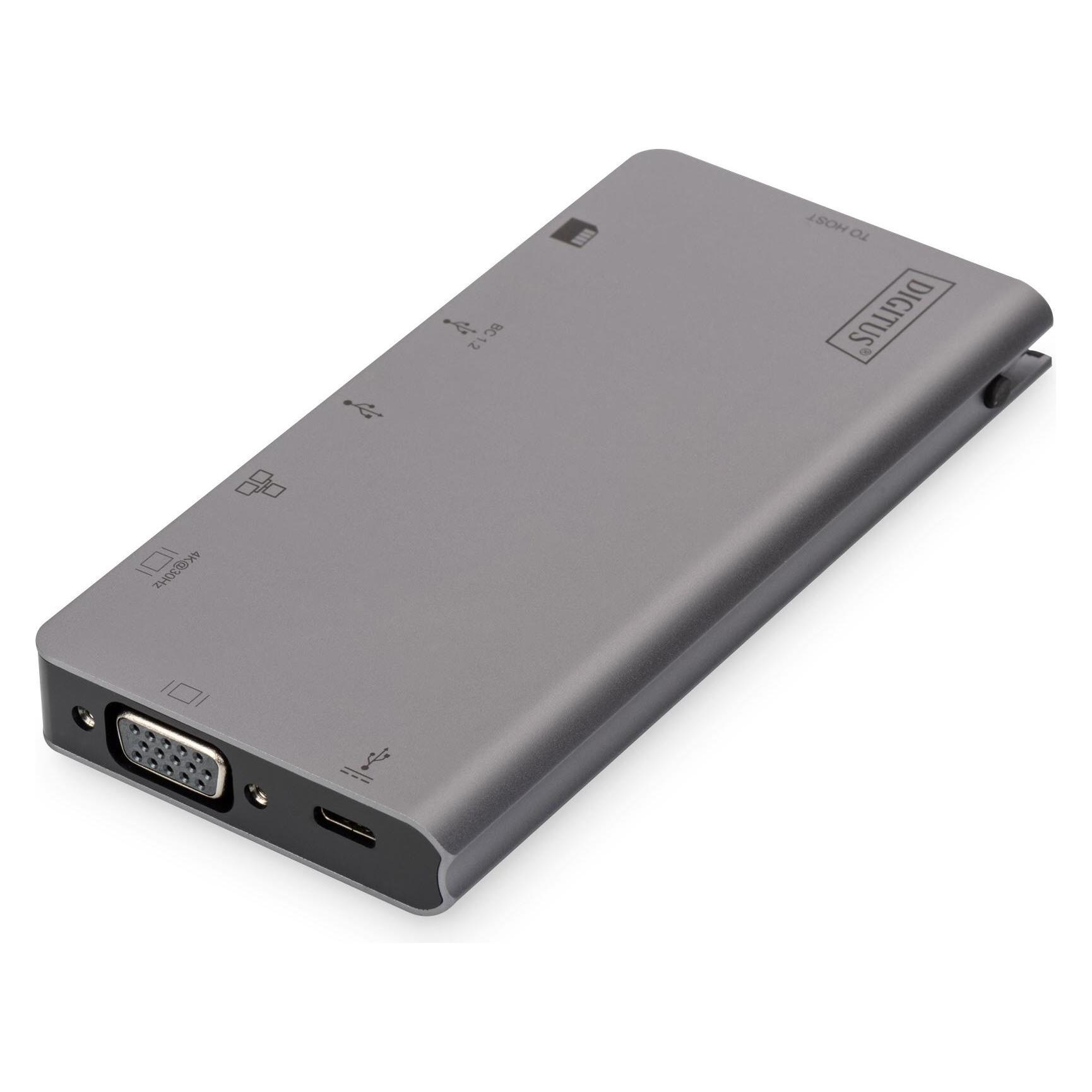 Digitus Multiport Travel Dock (USB-C, 8 Ports) (DA-70877)