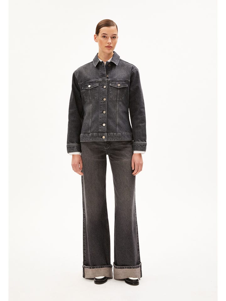 armedangels Jeansjacke "Densiaa" in Anthrazit - M