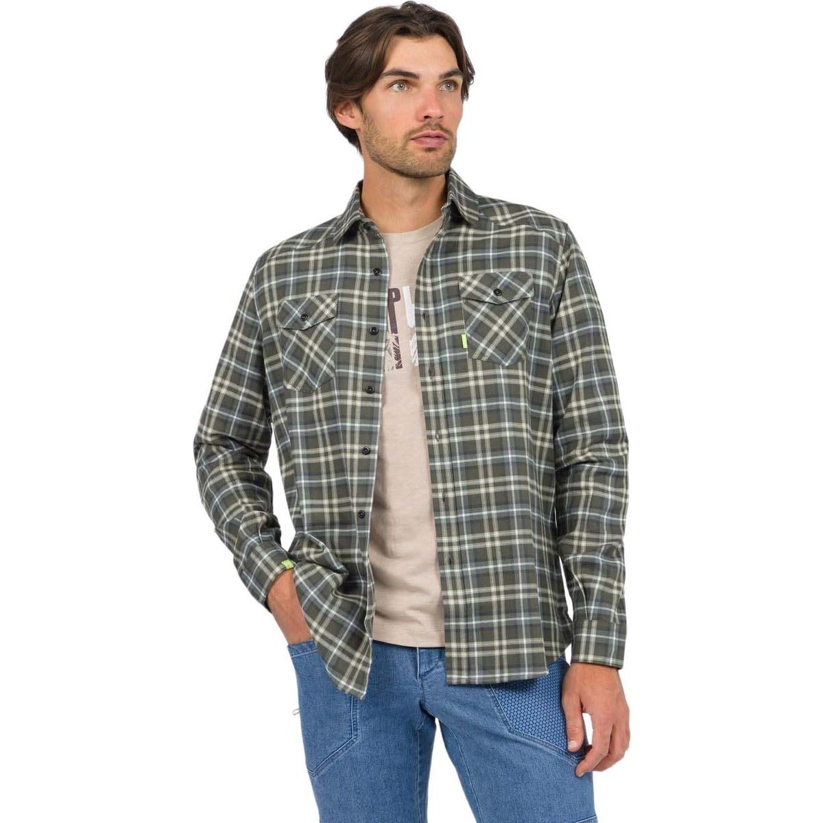 Karpos Martora Winter Shirt kambaba/woodl.gray/tea (130) M 2531061-130-M