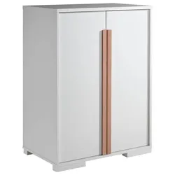 Kinderkleiderschrank "London", weiß/buche