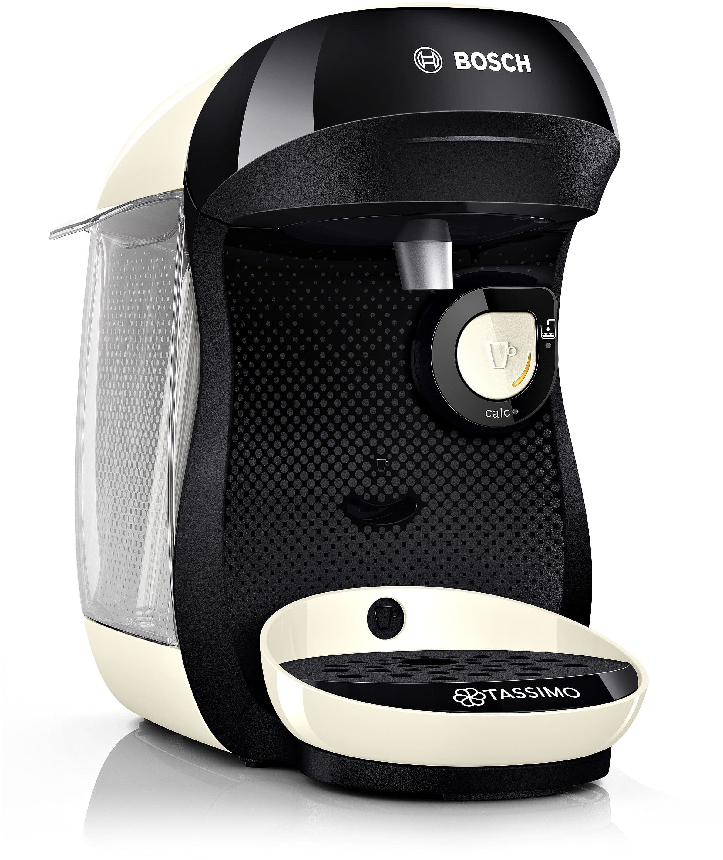 Bosch TAS107E Tassimo Happy friendly Kaffeekapsel Maschine (Beige, Schwarz)