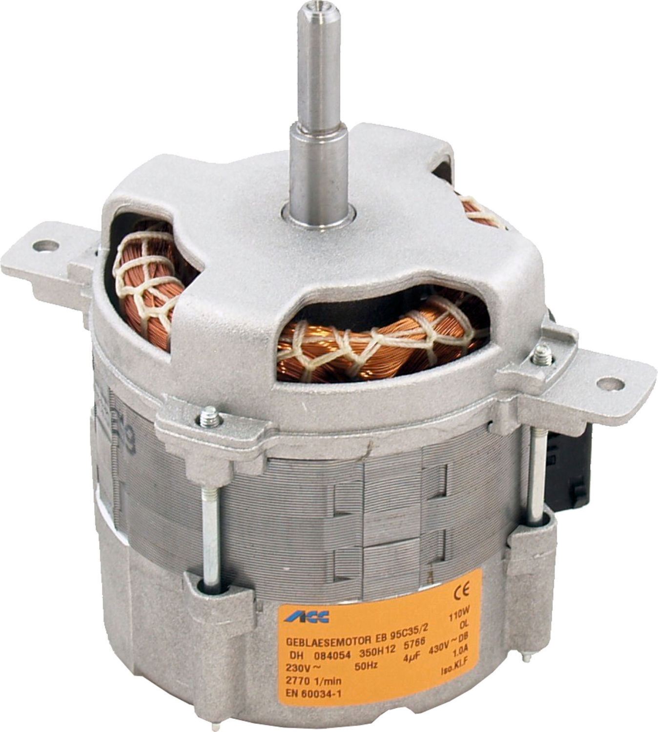 Moteur électrique Wolf avec condensateur 2413378 pour brûleur bleu MAN