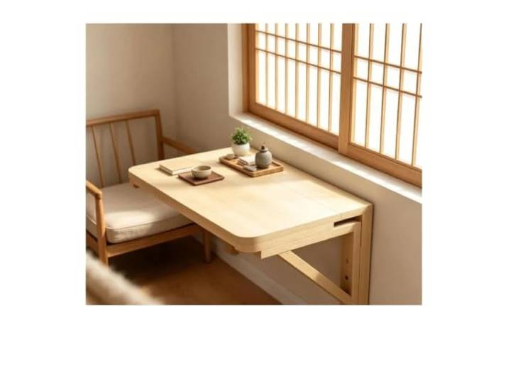 DJSKLDF Wandmontierter Klapptisch Wandmontierter Klapptisch Platzsparender klappbarer Esstisch Versteckte Bar(100 40cm)