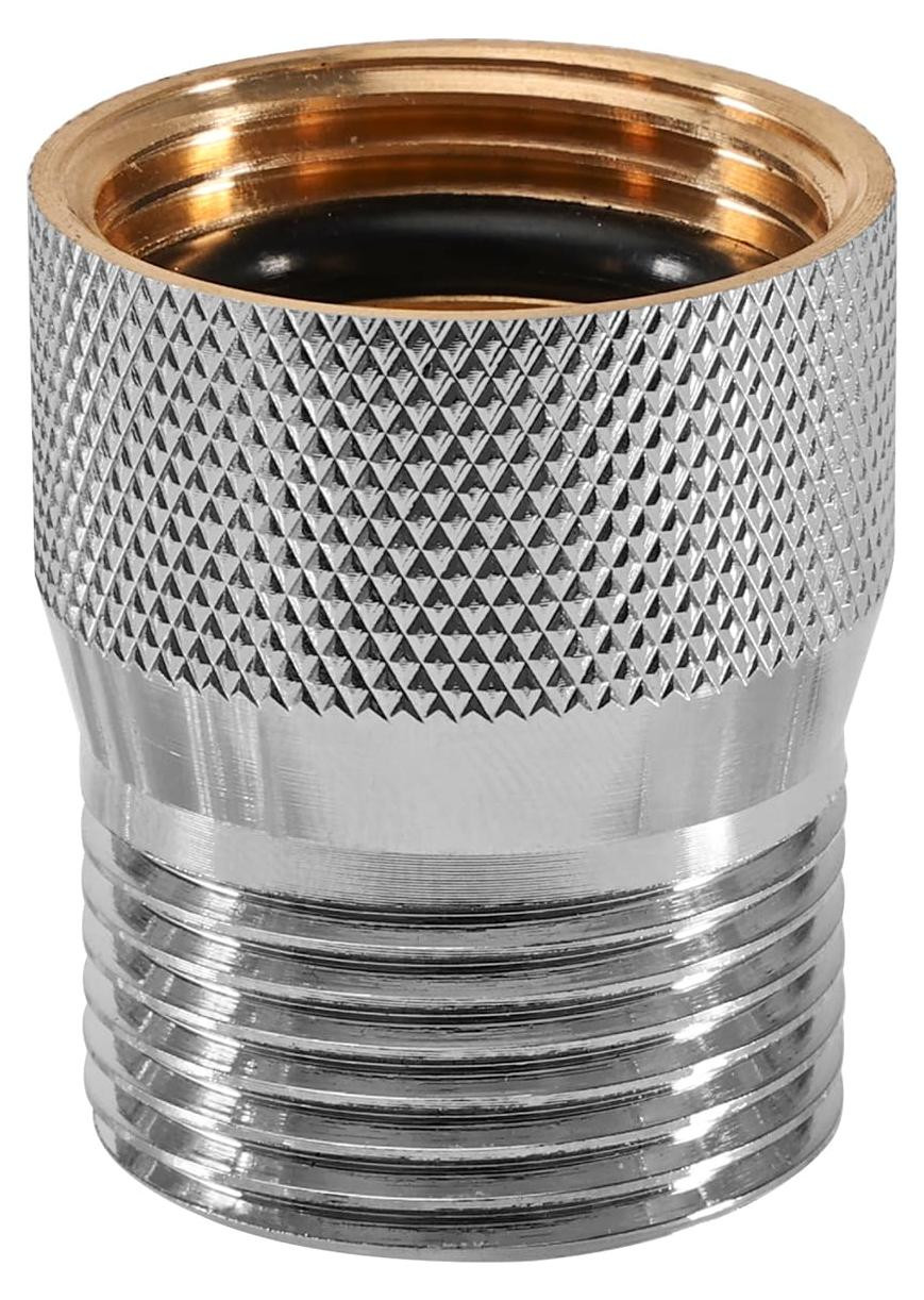 Dripio Aanvoerkraan 3/4 inch DN20 vernikkeld messing G3/4 binnen- en buitenkant