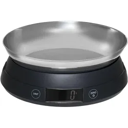 Joseph Joseph Switch 2-in-1, Küchenwaage, Grau, Silber