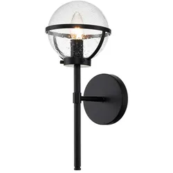 Außenleuchte Wandfackel Wandleuchte Lampe Hauswandleuchte, Wetterfest Stahl Glas