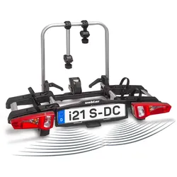 Uebler i21S-DC Heck-Fahrradträger 2 Räder mit 60° Abklappung faltbar Rückfahrkon