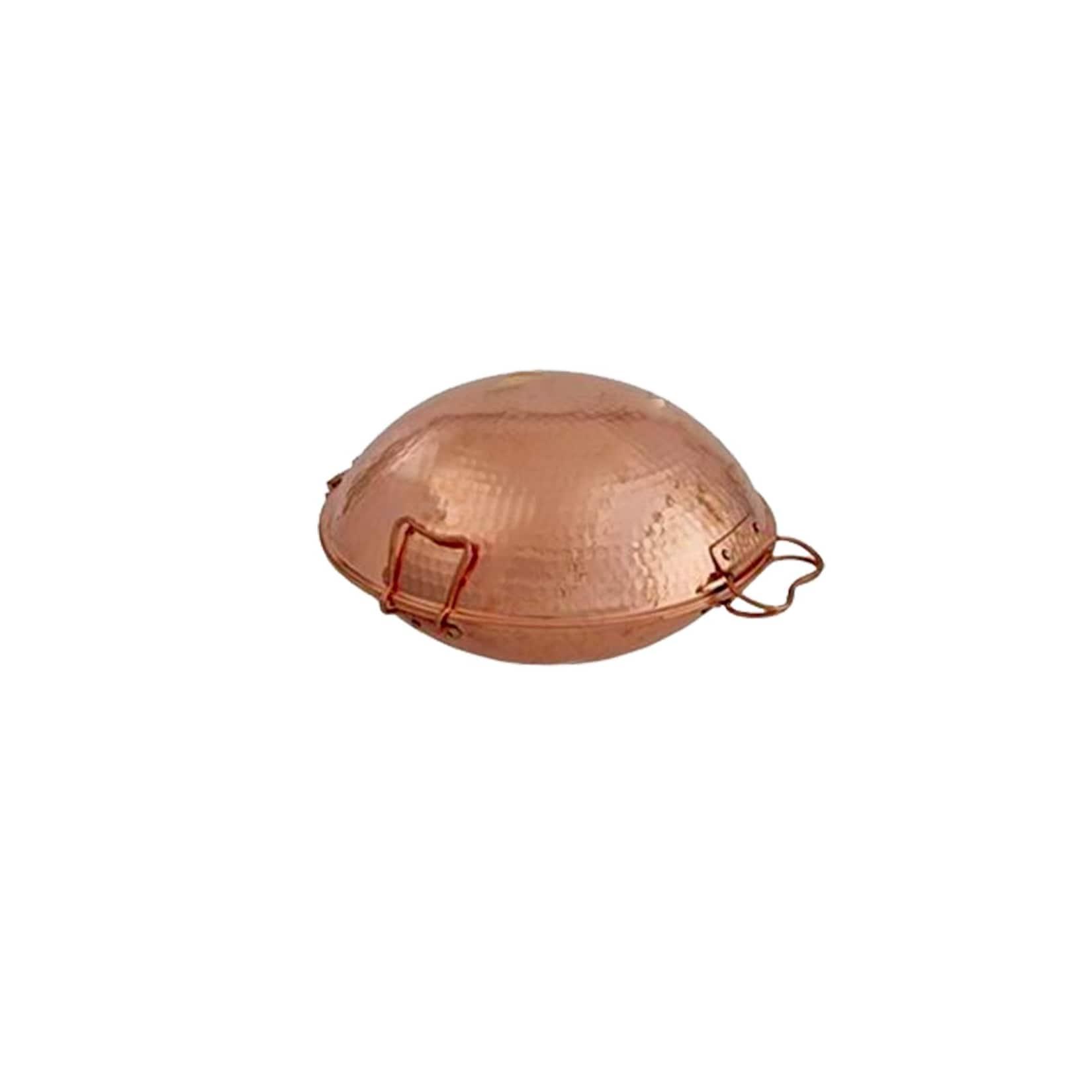 Cataplana - Kupfer, für die Zubereitung von Fisch, Fleisch und Meeresfrüchten, 21cm