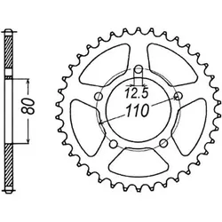Supersprox, Motorrad Zubehör, JTR336-35 # 50-30006-35