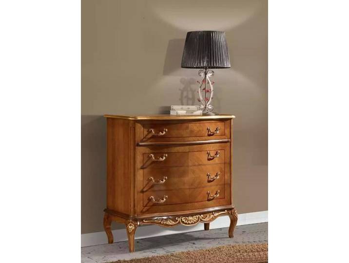 JVmoebel Kommode Braune Kommode im Art Deco Stil aus hochwertigem Holz (1 St., Kommode), Made in Europa