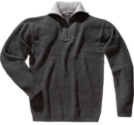 Pullover taille XL anthracite 100 % polyacrylique ; Scheibler (8362)