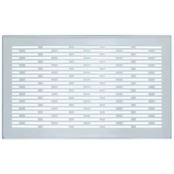 Zehnder Designgitter CLD Genua Edelstahl 260 x 160 mm