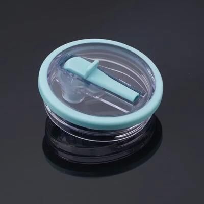 Inspired Finds Clear Spill Proof 40 Oz Tumbler Lid Replacement Cover For Travel Cups light Blue