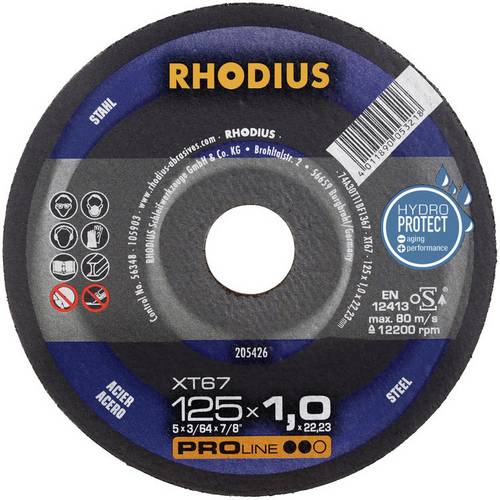 Rhodius XT67 205710 Trennscheibe gerade 180mm Stahl