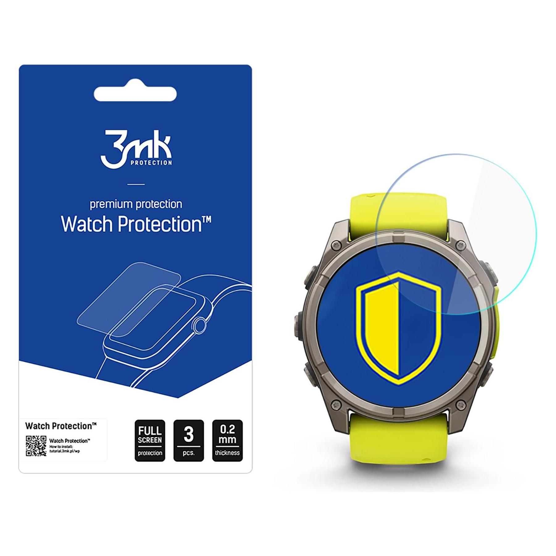 3MK FlexibleGlass Garmin Fenix 8 Solar/Sapphire 51mm Szkło Hybrydowe (5903108604796)