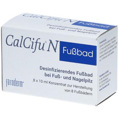 Calcifu N desinfizierendes Fußbad 8x10 ml Bad