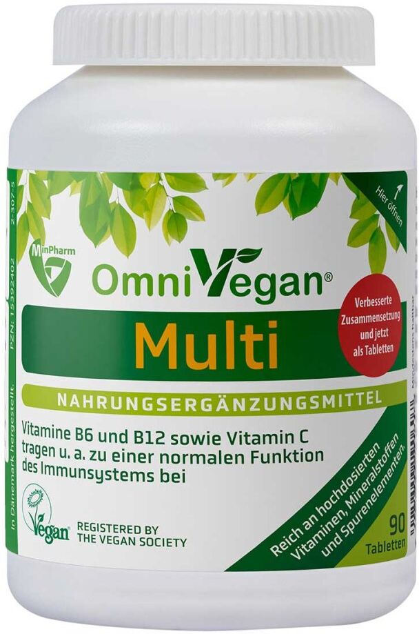 Omnivegan Multi zertifiziert vegan Tabletten 90stk