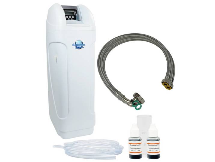 Aquintos Wasseraufbereitung Wasserhahn-Wasserfilter MKC80 TOP-Line Entkalkungsanlage (Set2, Set2), Für bis zu 8 Personen