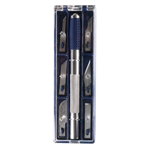 Titanum Hobby-Modelliermesser + 6 austauschbare Klingen (Ersatzklinge) (398471)