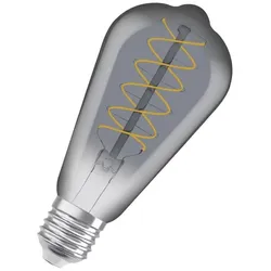 Ledvance LED VINTAGE E27 Glühlampe Edison SMOKE 7,8W wie 30W extra warmweißes gemütliches Licht