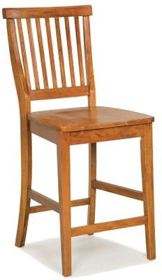 "24"" Bar Stool with Oak Finished Seat by Homestyles in Oak"