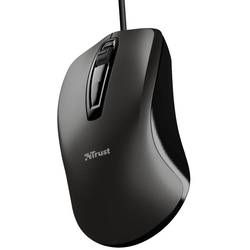 Trust CARVE Maus USB Optisch Schwarz 3 Tasten 1200 dpi 23733