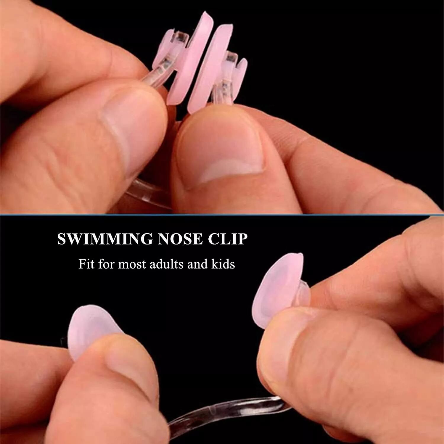 INF Nasenclips zum Schwimmen aus Silikon bunt 10er-Pack