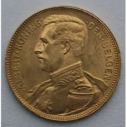 Goldmünze 20 Francs "Albert" (Belgien)
