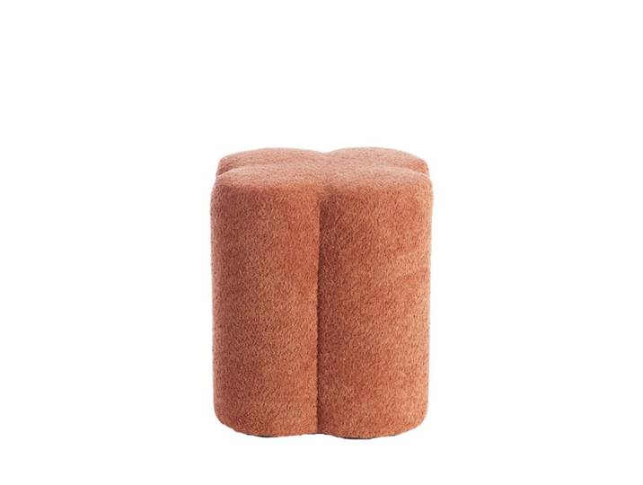 Pouf textile orange 38x38x45cm