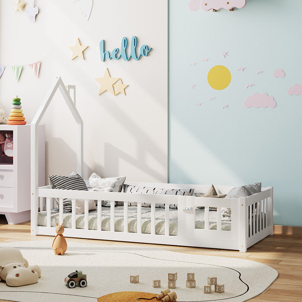 Harriet Bee Cot Bed / Toddler (70 X 140cm) Standard White