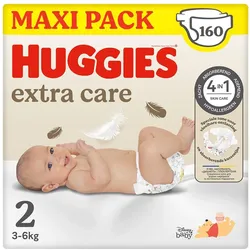 Huggies Extra Pflege Babywindeln (Gr. 2, 160 Stk.)