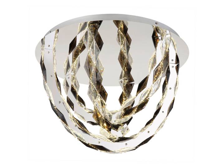 Globo Led-Deckenleuchte, Klar, Metall, Kunststoff, Kugel, 42 cm, CE, Lampen & Leuchten, LED Beleuchtung, LED-Deckenleuchten