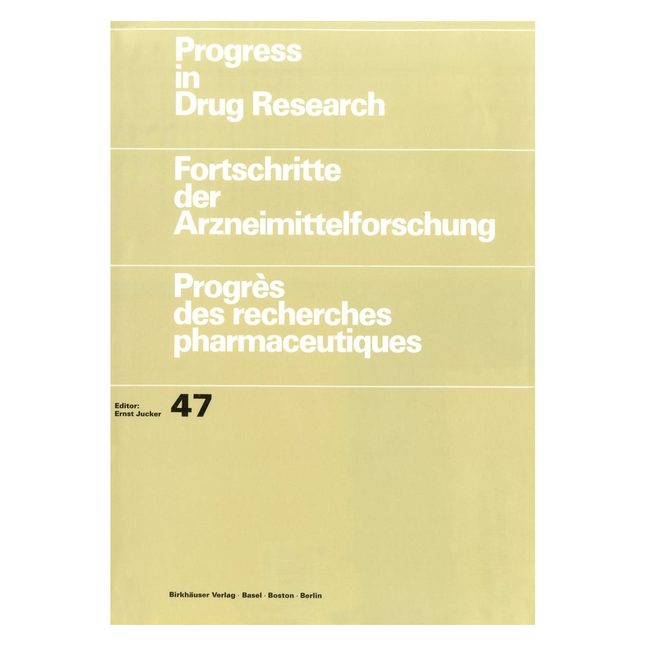 Springer Progress in Drug Research / Fortschritt (9783764352998)