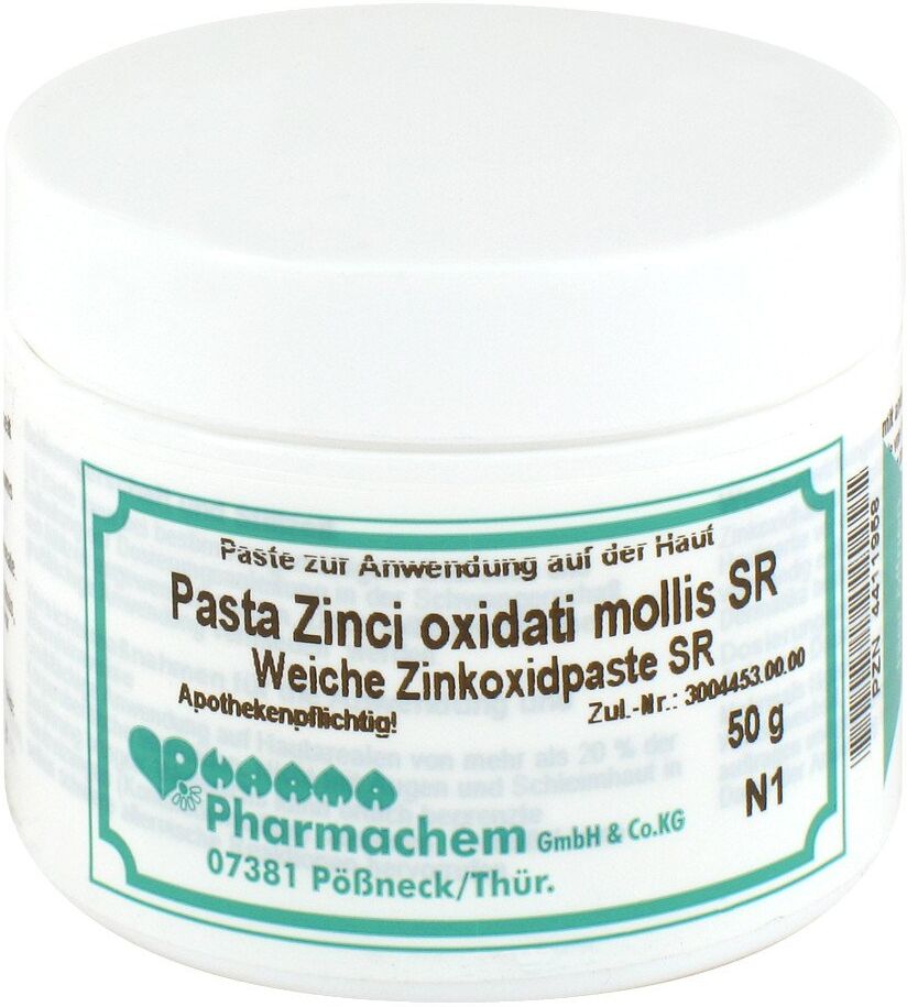 Pasta Zinci Oxidat. Mollis Sr 50g