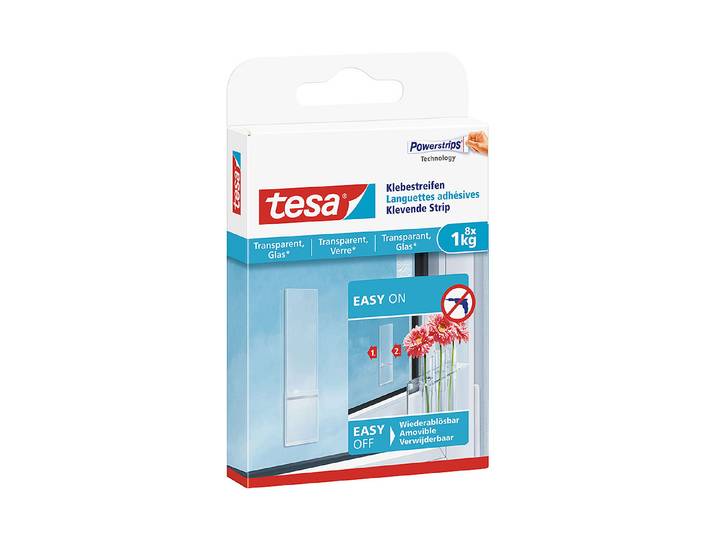 Tesa Klebestreifen für Transparente Oberflächen und Glas 20 mm 1 kg