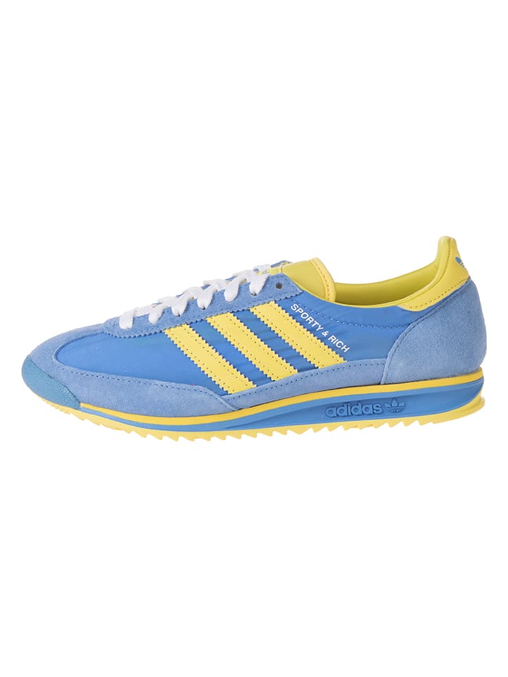 adidas Sneakers "Sporty&Rich" in Hellblau/ Gelb - 36 2/3