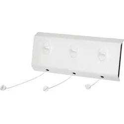 Leifheit Wandtrockner Rollfix 150 Triple Longline, Wäscheständer, Weiss